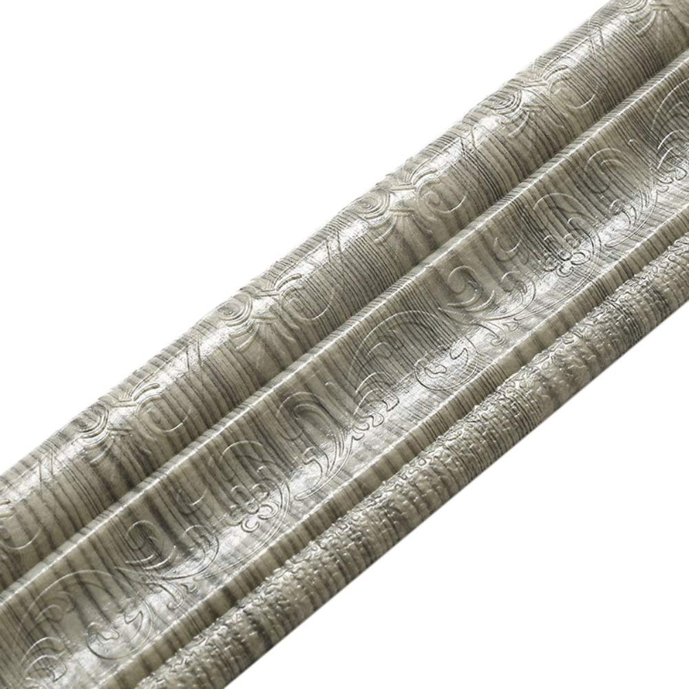 Buy Baywell 90"x 3" 3D Self Adhesive Flexible Foam Molding Trim, Wall