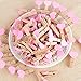 100pcs Mini Pinzas de Madera Pequeñas con Corazón 3.5cm Adorno de Fotos...