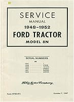 Vista 1 de 1948 1949 1950 1951 1952 FORD 8N TRACTOR Manual de taller