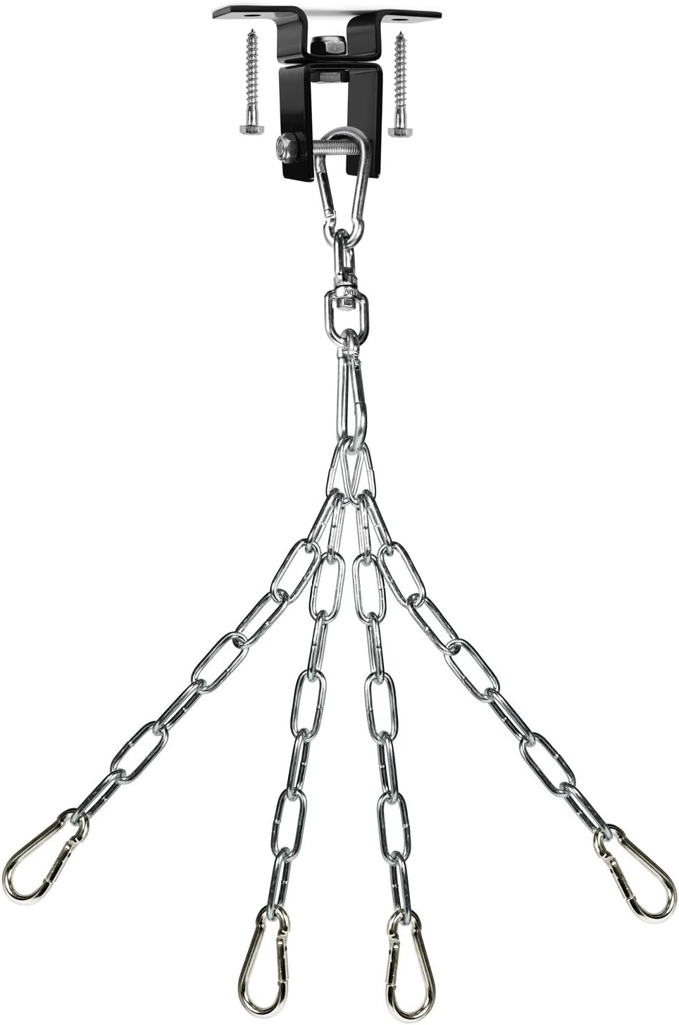 Yes4All, Heavy Bag Mount for Punching Bag Hanger, Heavy Duty Swing Hanger for Yoga, Chair, Boxing Bag, Indoor & Outdoor Gym - Smart Design, Easy to Use, Fit Most Ceiling