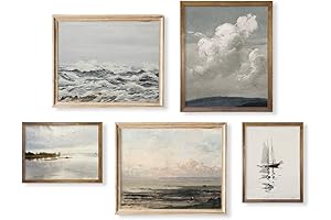 Boho Art Deco Victoria Picture Bathroom - Rustic French Country Wall Art...