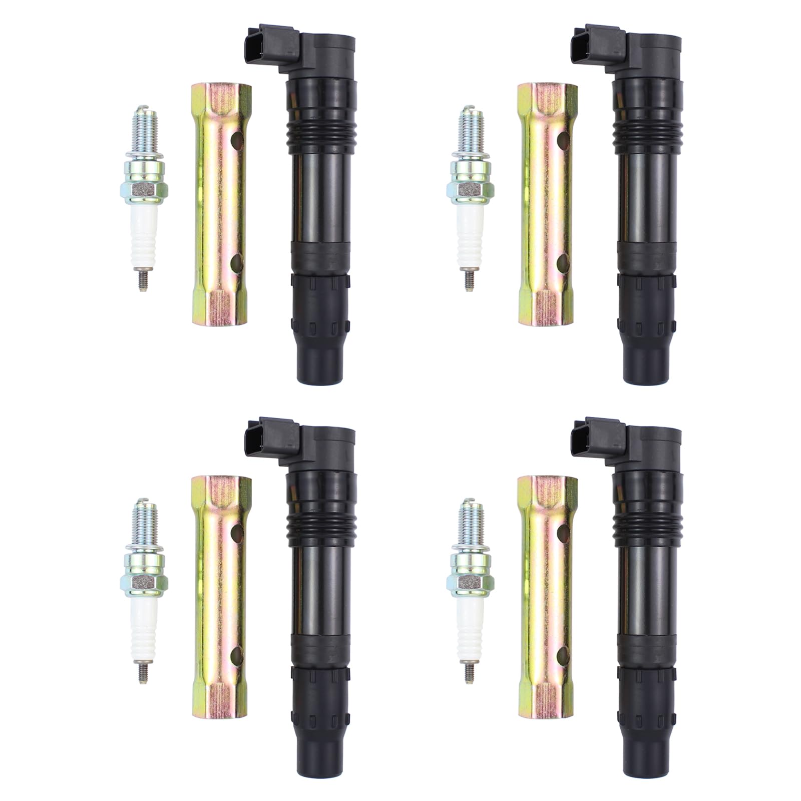 Photo 1 of DriveFix Ignition Coils and Spark Plugs Set for Suzuki GSXR