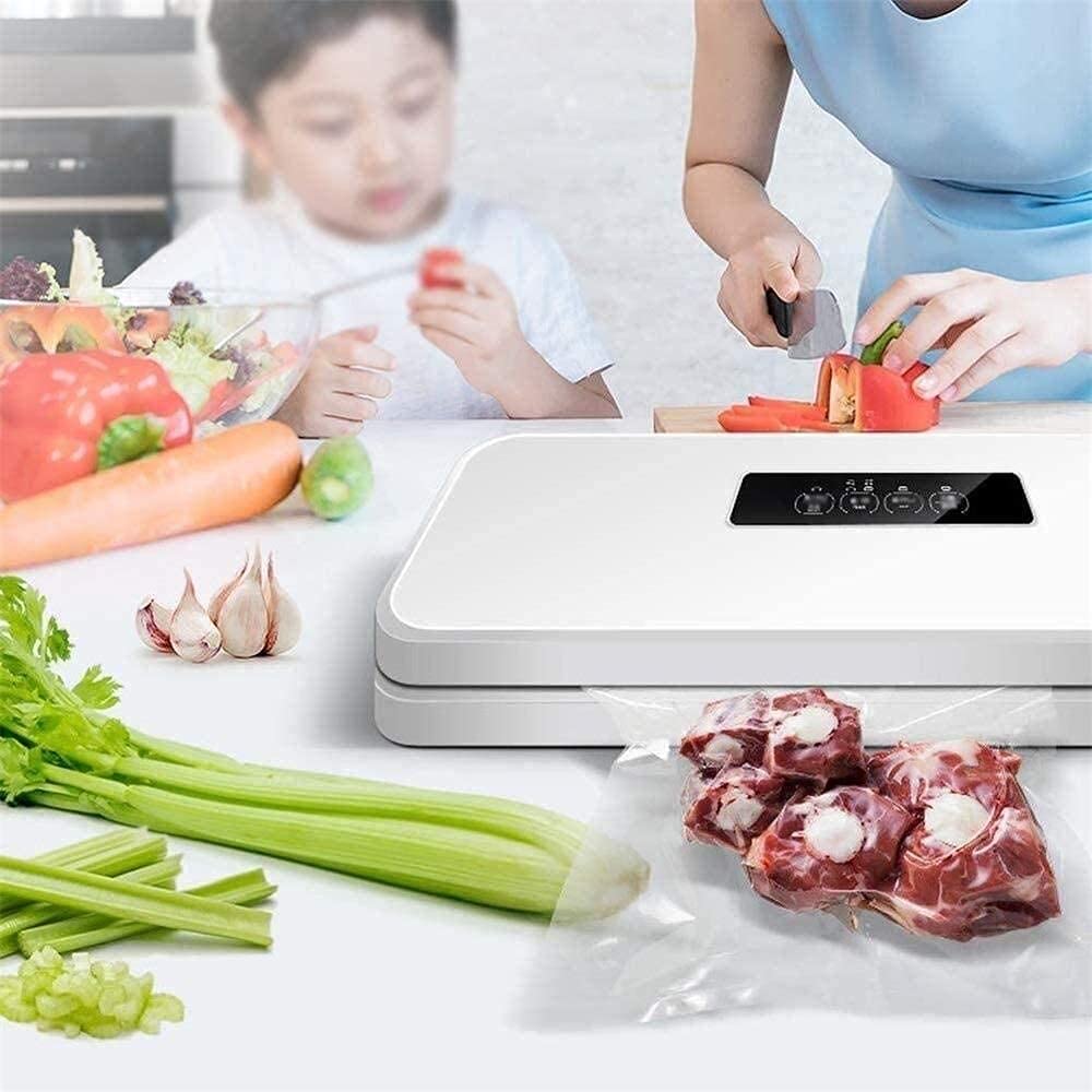 Sellador de Bolsas Selladora al Vacio Sellador al Vacío Envasadoras al vacío Hogar y cocina Máquina automática de sellado al vacío Máquina Conservación de alimentos secos y húmedos Sistemas de
