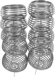 Bonsai Fertilizer Basket Silver Stainless Steel 20pcs for Gardening