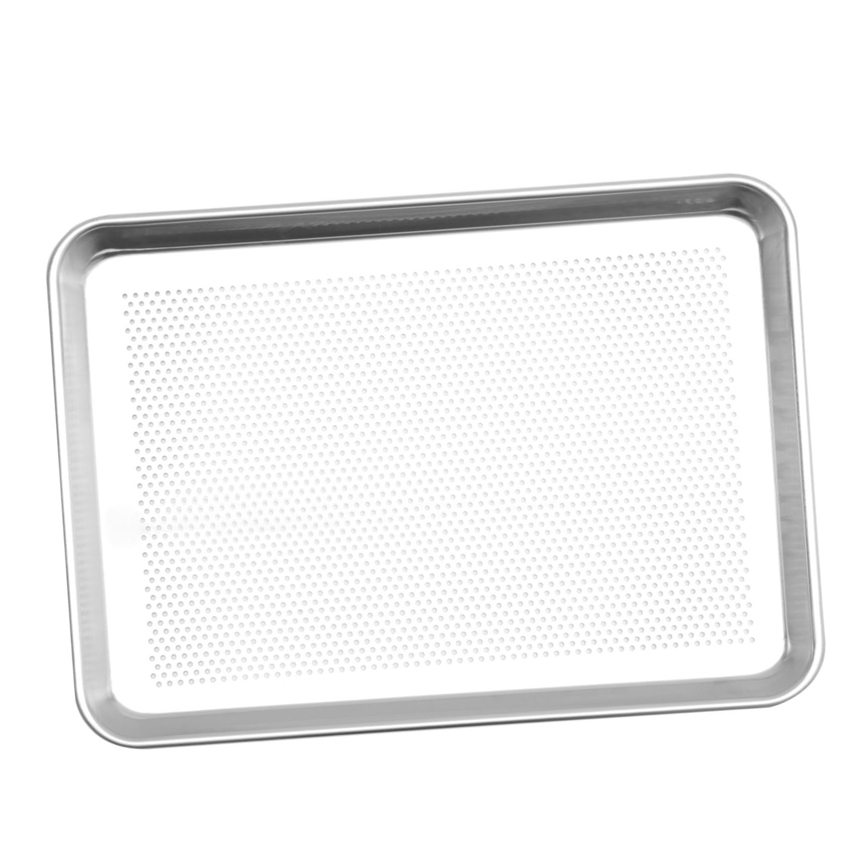 Mikinona Plaque de cuisson Fond perforé Plat pratique en aluminium Plat à rôtir pour gâteau Facile à nettoyer Utilisation familiale