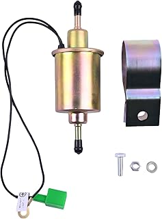 86506895 Electric Fuel Pump Compatible with Ford New Holland L140 L150 L160 L170 L425 L445 L452 L454 L465 L553 L555 L565 Ls150 Ls160 Ls170 Lx465 Lx485 Lx565 Lx665 Replace 9607940 9843528