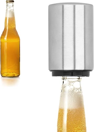 Miniatura 2 de Demeras Abridor de cerveza de acero inoxidable con imán automático para abrir botellas de jugo para bares, restaurantes, fiestas, celebraciones,