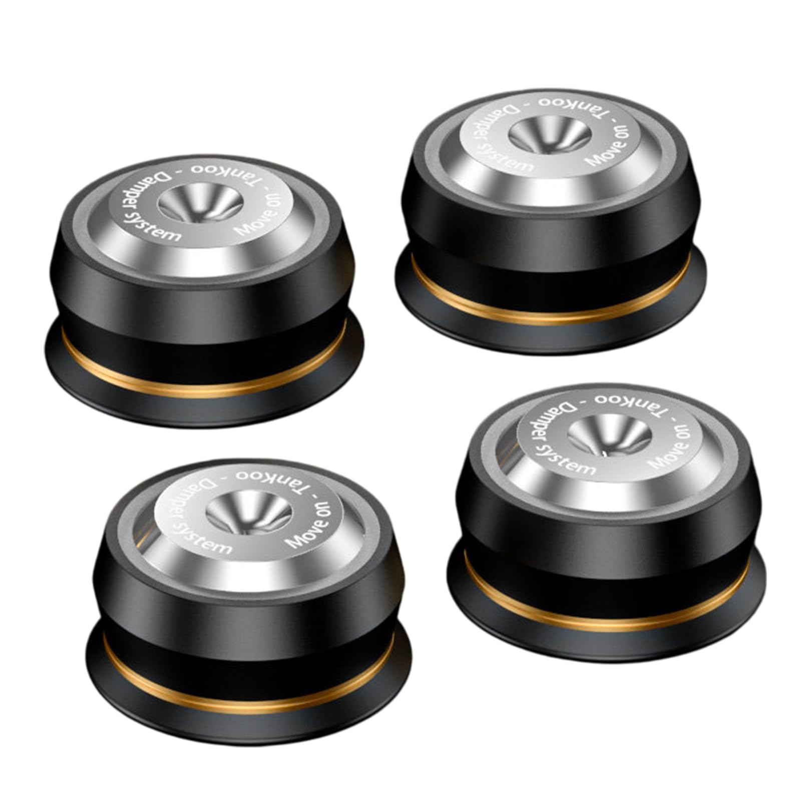 Piedini di isolamento per altoparlanti, in acciaio inox, protezioni da pavimento, universali, per subwoofer, CD, DVD, amplificatore, giradischi
