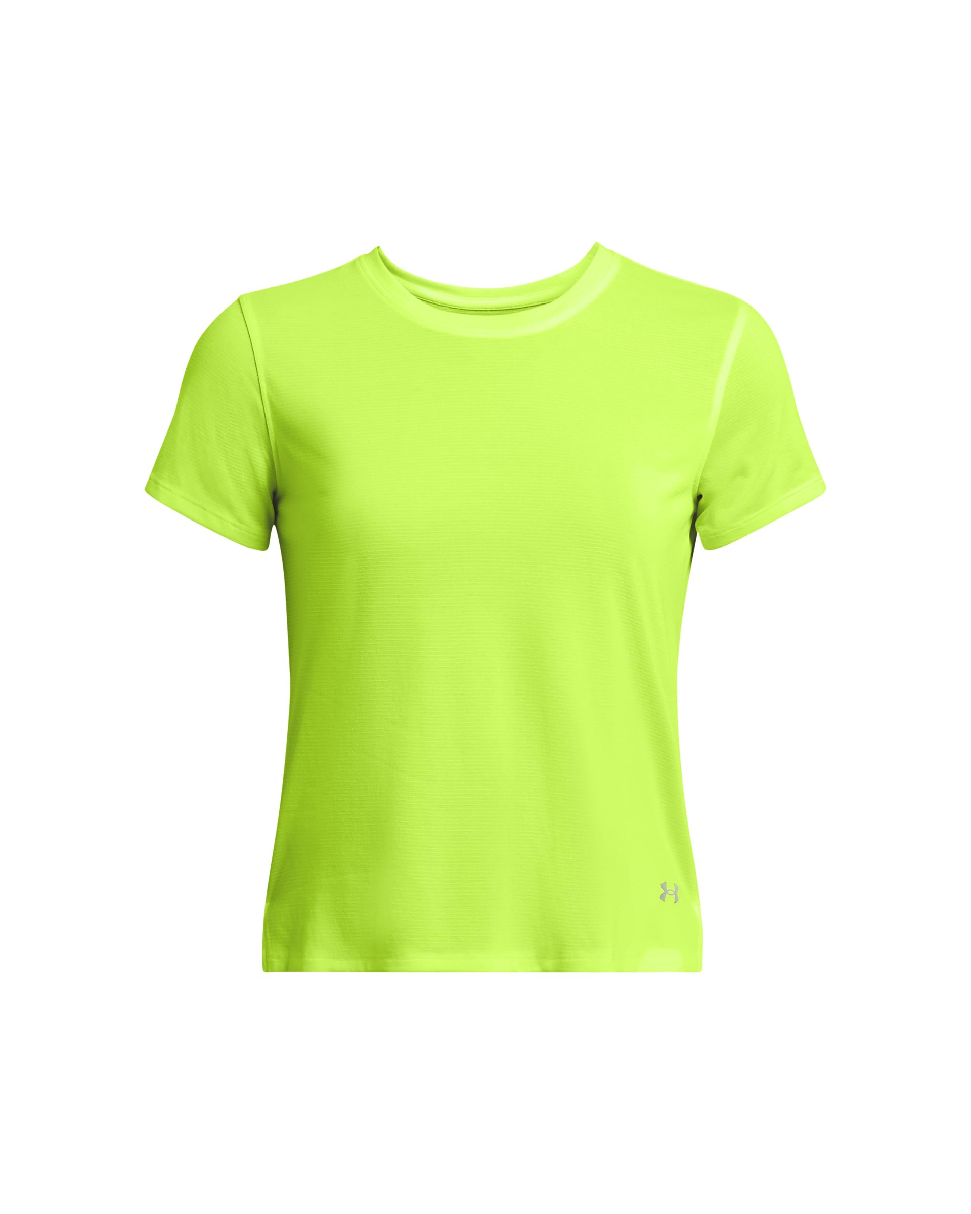 UNDER ARMOUR Womens Running Streaker T-Shirt, High Vis Yellow /Reflective, Size Xs, Women