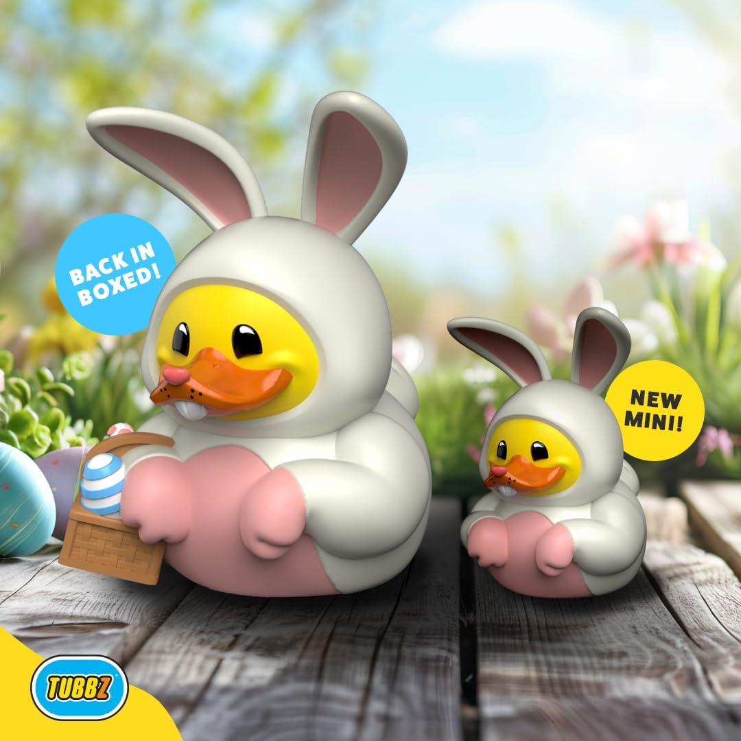 TUBBZ Mini: Easter Bunny Cosplaying Rubber Duck Vinyl Figure - Image 6