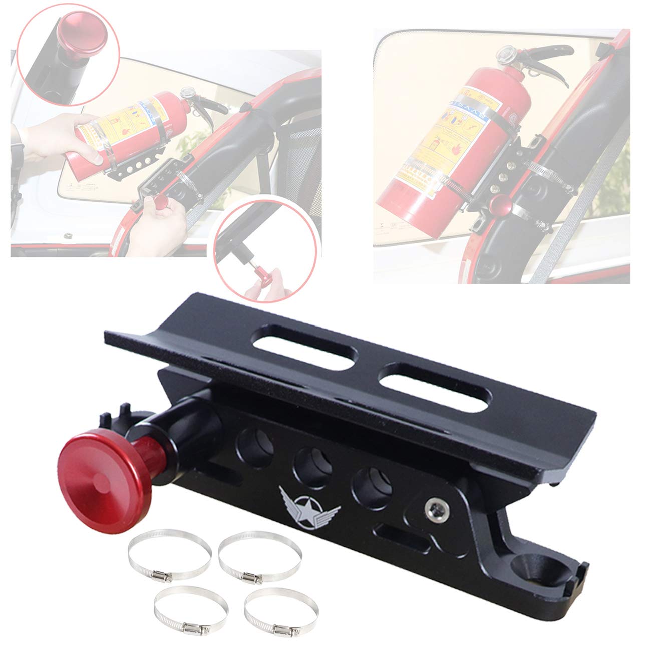 Buy (1 Year Warranty) Universal Vehicle Quick Release Adjustable Fire