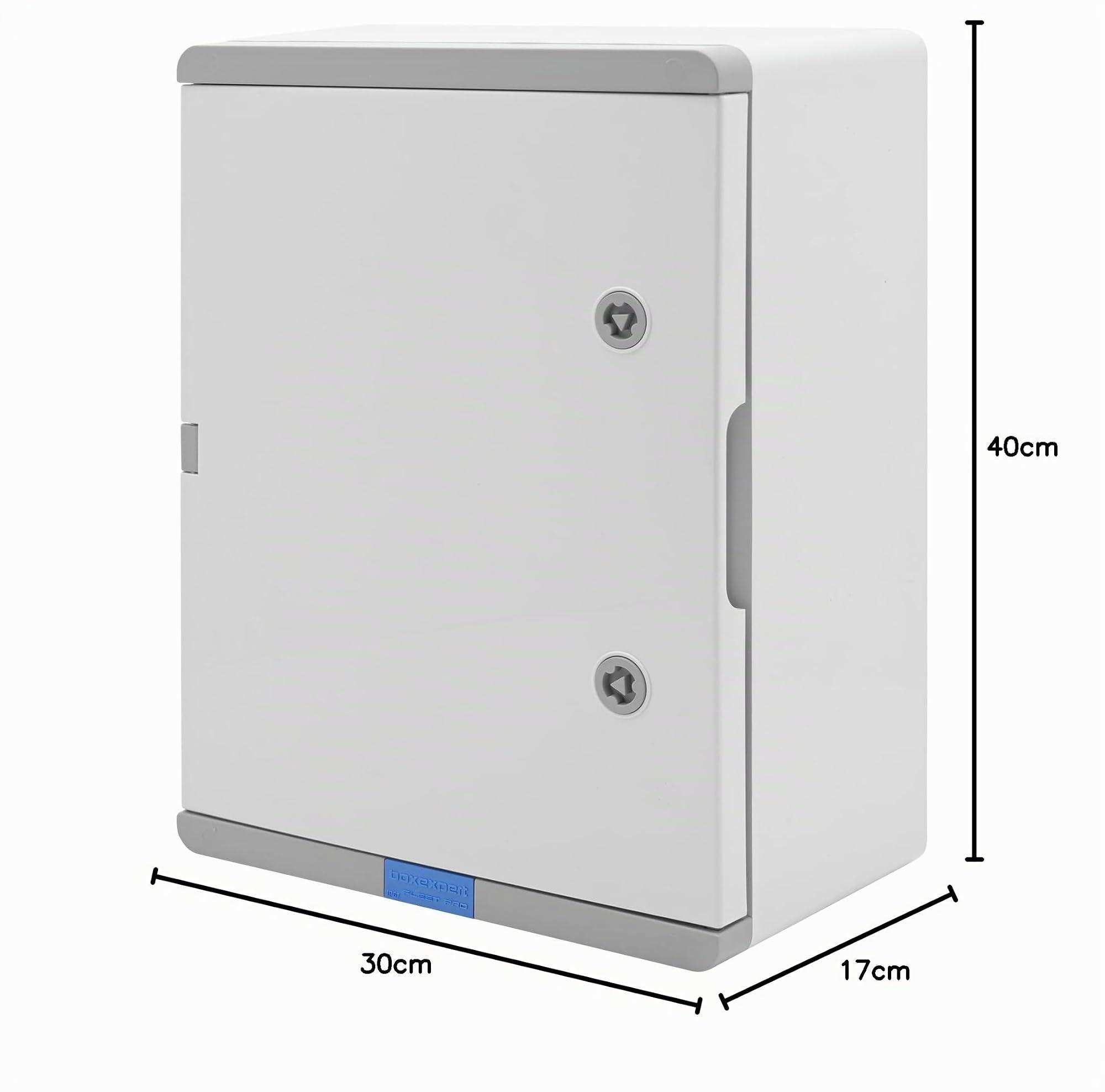 Quadro elettrico esterno BOXEXPERT IP67 in ABS 400×300×170 mm (Fleet Pro). Impermeabile fino a 1 m. Scatola di distribuzione industriale vuota, robusta e resistente per impianti elettrici esterni