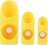 3Pcs Pipe Lagging Insulation Foam Cutter Tool with 15mm 22mm 28mm for Copper Pipe Insulation Ideal Foam Pipe Cutter Slice for 45/90 Degree Angles T‑Joints Precision Tool Yellow