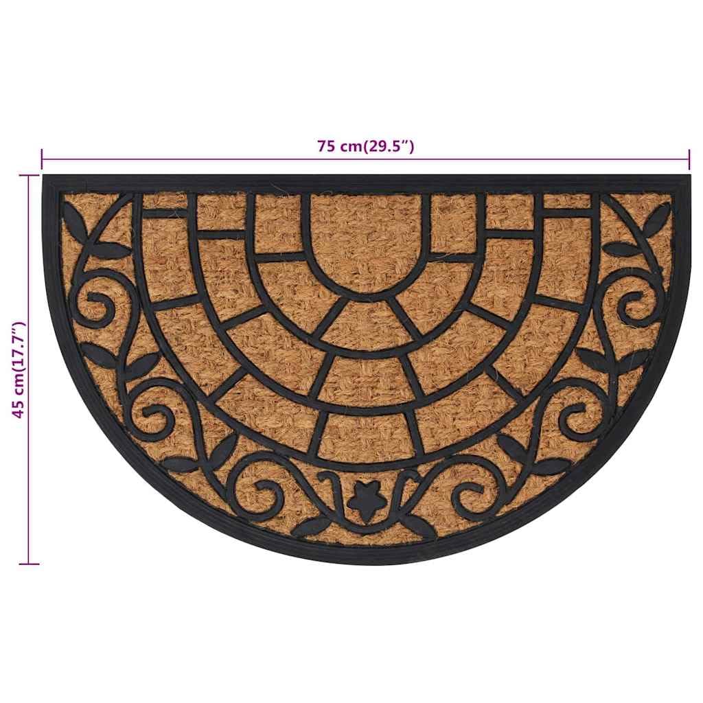 Zerbino da 45 x 75 cm, in fibra di cocco e gomma, per ingresso