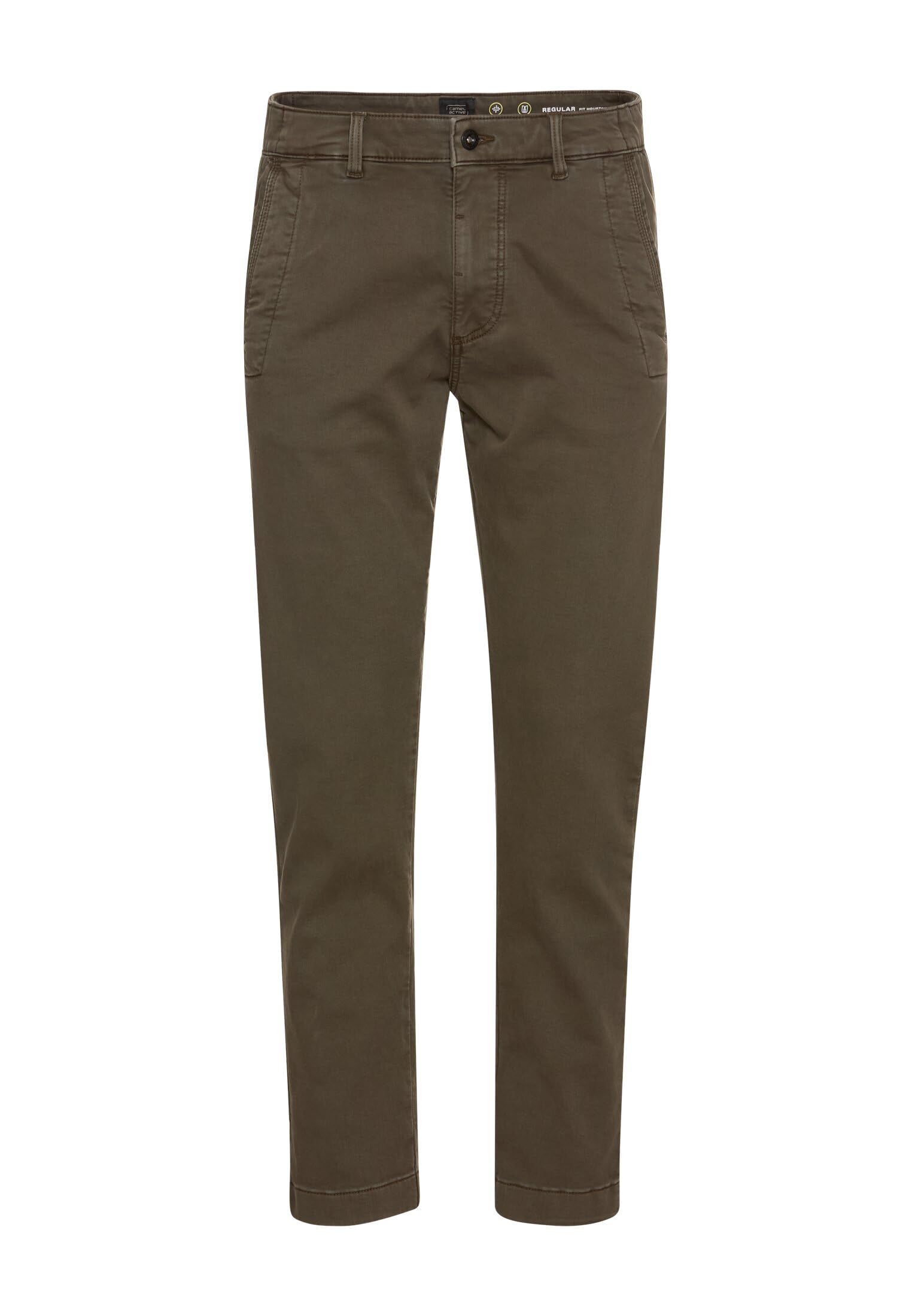 camel active Herren fleXXXactive® Chino Regular Fit aus Baumwollmix Dunkelbraun