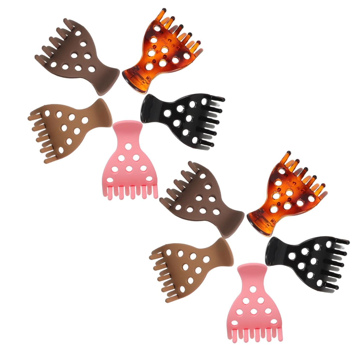 PRETYZOOM 10pcs Non-slip Hair Claw Clips for Women Lightweight Jaw Clamps for Thick Curly Hair Root Lifting Volumizing Styling Tools Cute Pastel Design Clips for Heatless Curls and High PRETYZOOM 10pcs Non-slip Hair Claw Clips for Women Lightweight Jaw Clamps for Thick Curly Hair Root Lifting Volumizing Styling Tools Cute Pastel Design Clips for Heatless Curls and High