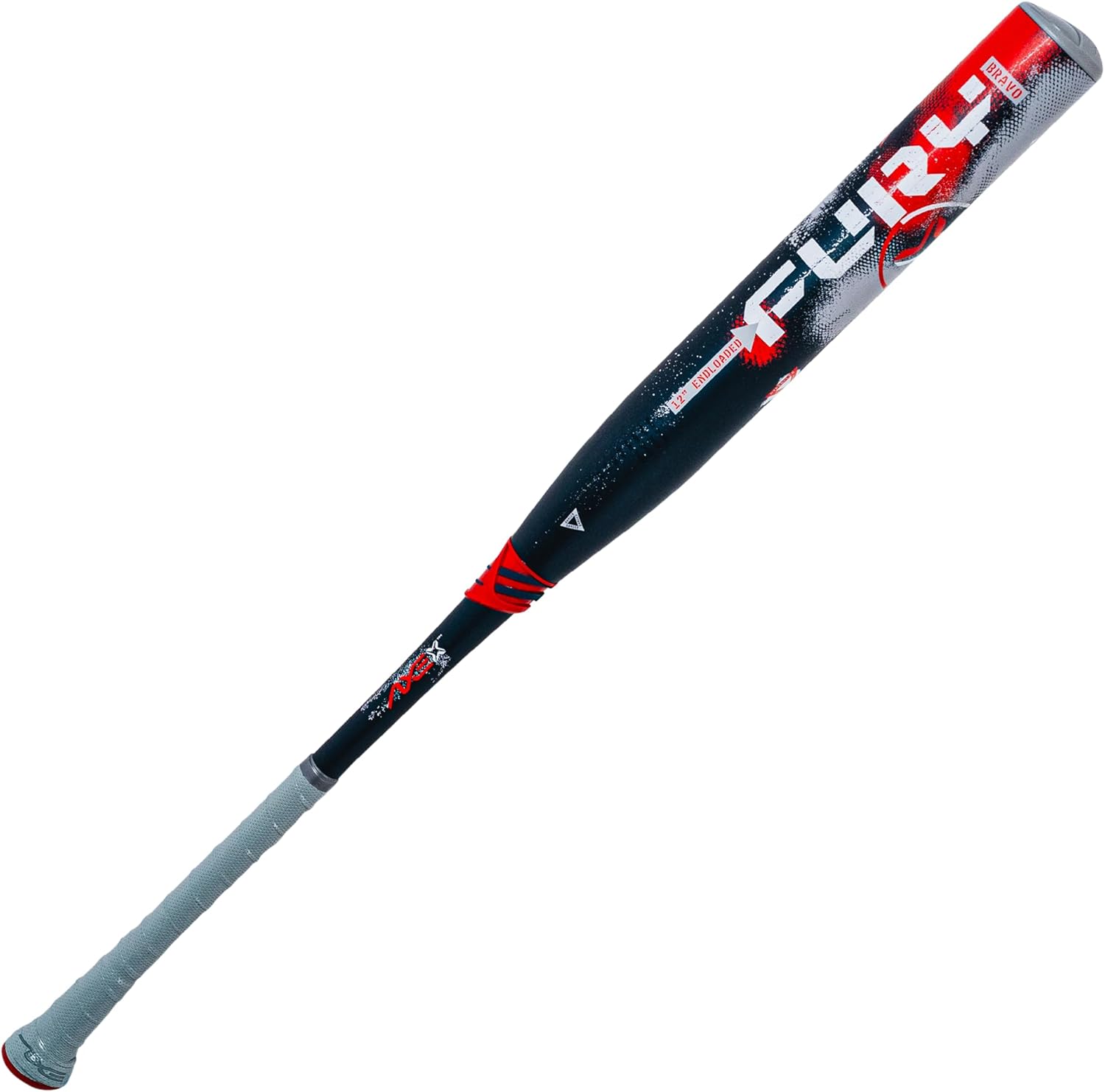 Axe | Fury Bravo | 2-Piece Composite | USSSA Slowpitch Softball Bat | 12" Barrel | 1 oz. Endloaded | Flared Handle