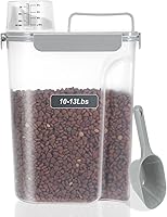 Vista 20 de Recipiente de almacenamiento de alimentos para perros, boquilla grande mejorada sin BPA, recipientes de plástico para almacenamiento de alimentos