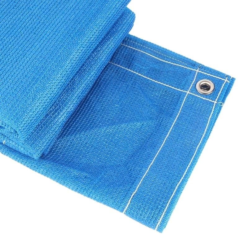 Filet d'ombrage bleu épais 95% pour brise vue de balcon anti-UV
