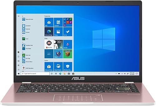 Asus E410 Intel Celeron N4020 4GB 64GB 14-Inch HD LED Win 10 Laptop (oro rosa)