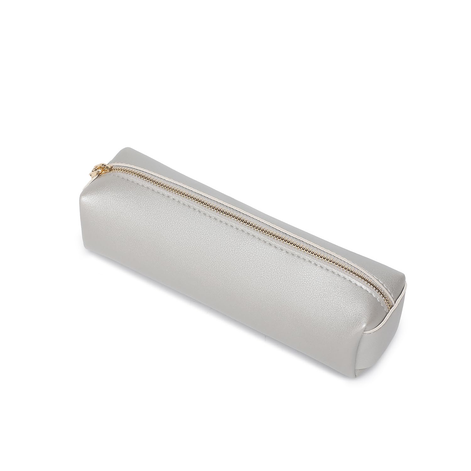 YONBEN Pencil Case Big Roomy Pen Holder Storage Pouch (Pearl Silver, FL)