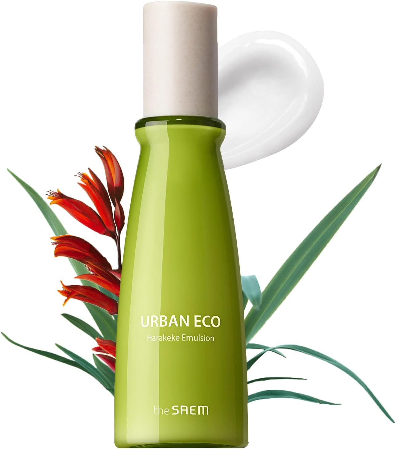 [the SAEM] Urban Eco Harakeke Emulsion 140ml(Renewal) - Moisturizing and Soothing Ability to Dry Skin and Retains Water along the Skin.