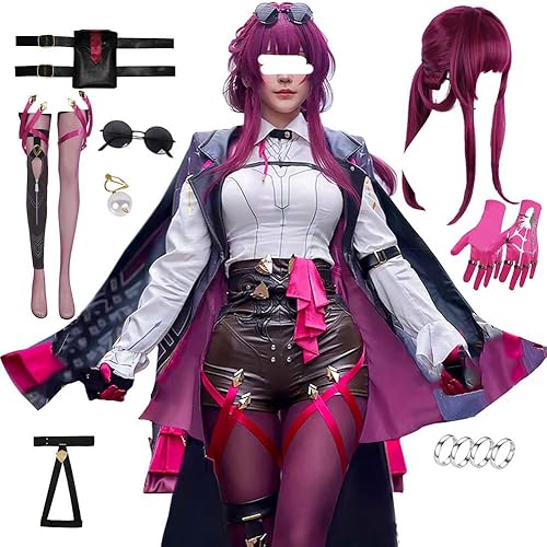 Smehei Disfraz de cosplay, traje de cosplay, uniforme completo, juego de rol, Halloween