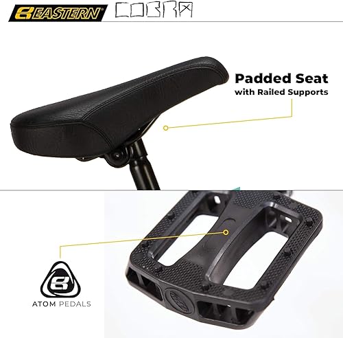 Miniatura 7 de Eastern Bikes Eastern BMX Bicicletas - Cobra Modelo Niños y Niñas Bicicleta de 20 Pulgadas. Bicicleta ligera de estilo libre diseñada por