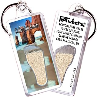 FootWhere Cabo San Lucas Keychain. Made in USA