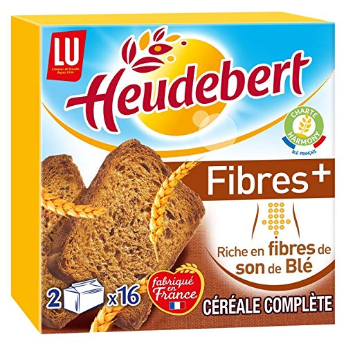 LU HEUDEBERT - Heudebert Biscotte Fibre Plus 280G - Quatre Articles