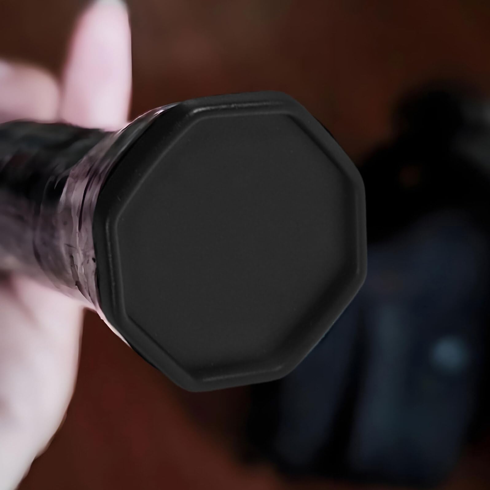 ROMISBABA Tapones para Mango de Raqueta de Bádminton y Tenis Cubierta Plástica Negra Nº2 Juego de 2 Piezas Protector Ajuste Seguro para Entrenamiento y Competición — view 6