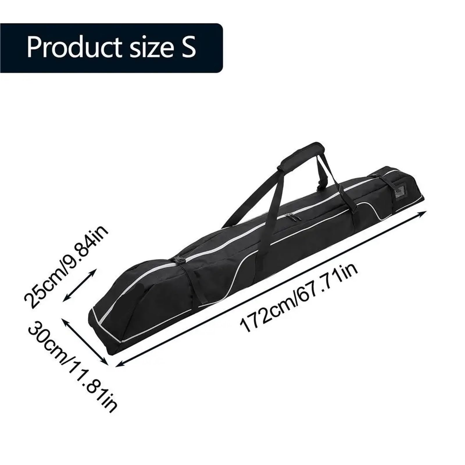Sac de planche à roulettes | 192 cm 172 cm en tissu Oxford avec poignée pour le rangement