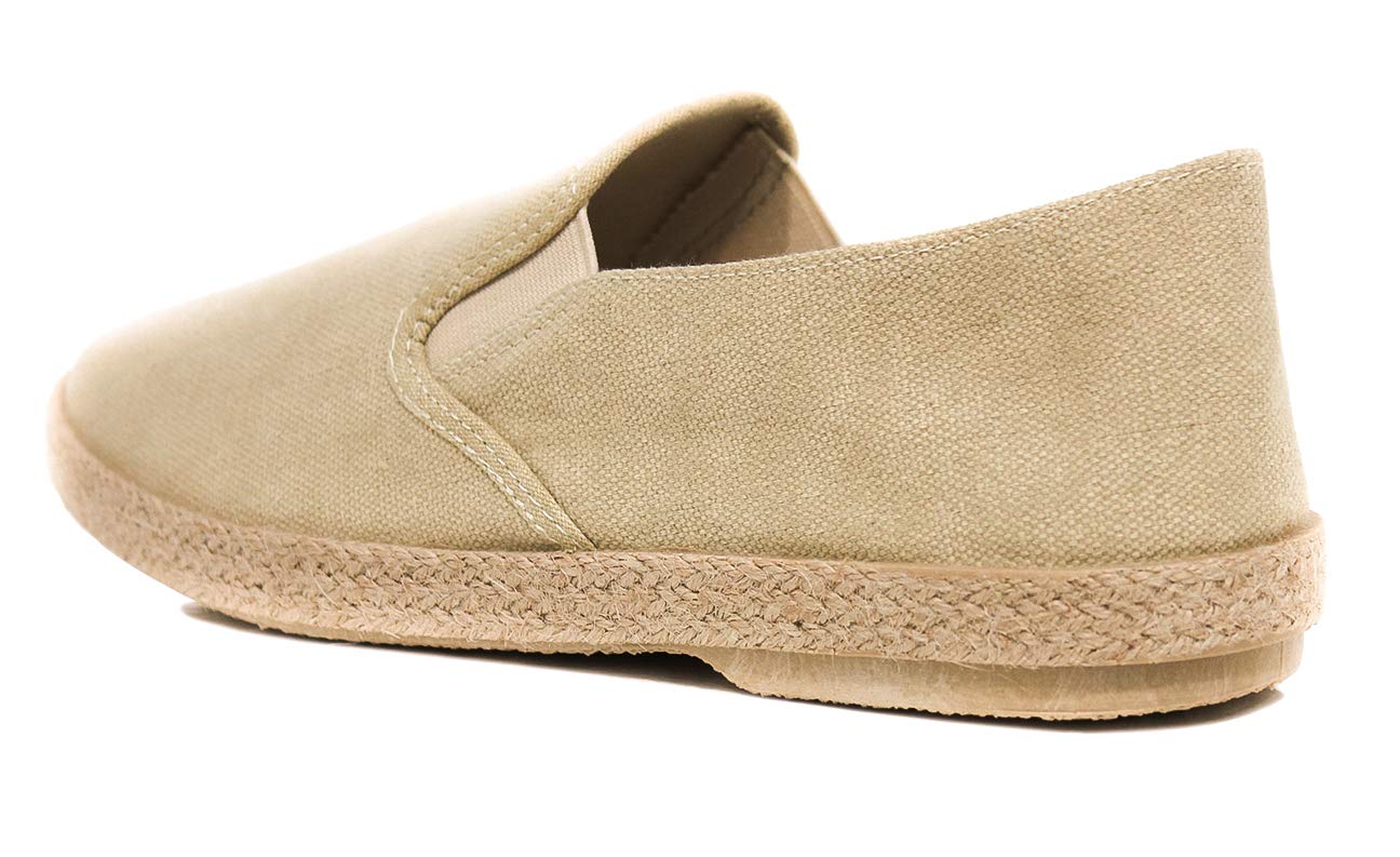 Evoga Mocassins Espadrilles Homme Artisanat Casual Bleu Chaussures Basses Été