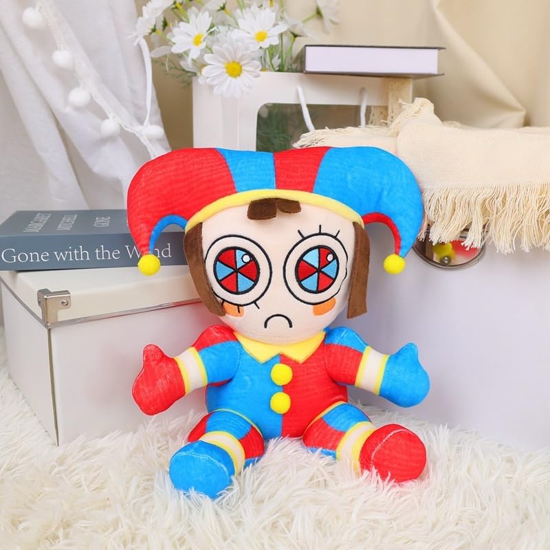 Miniatura 7 de The Amazing Digital Circus Plush, Pomni Plush, Jax Plush, Juguetes de peluche de terror, almohada con imagen de dibujos animados, regalos para niños