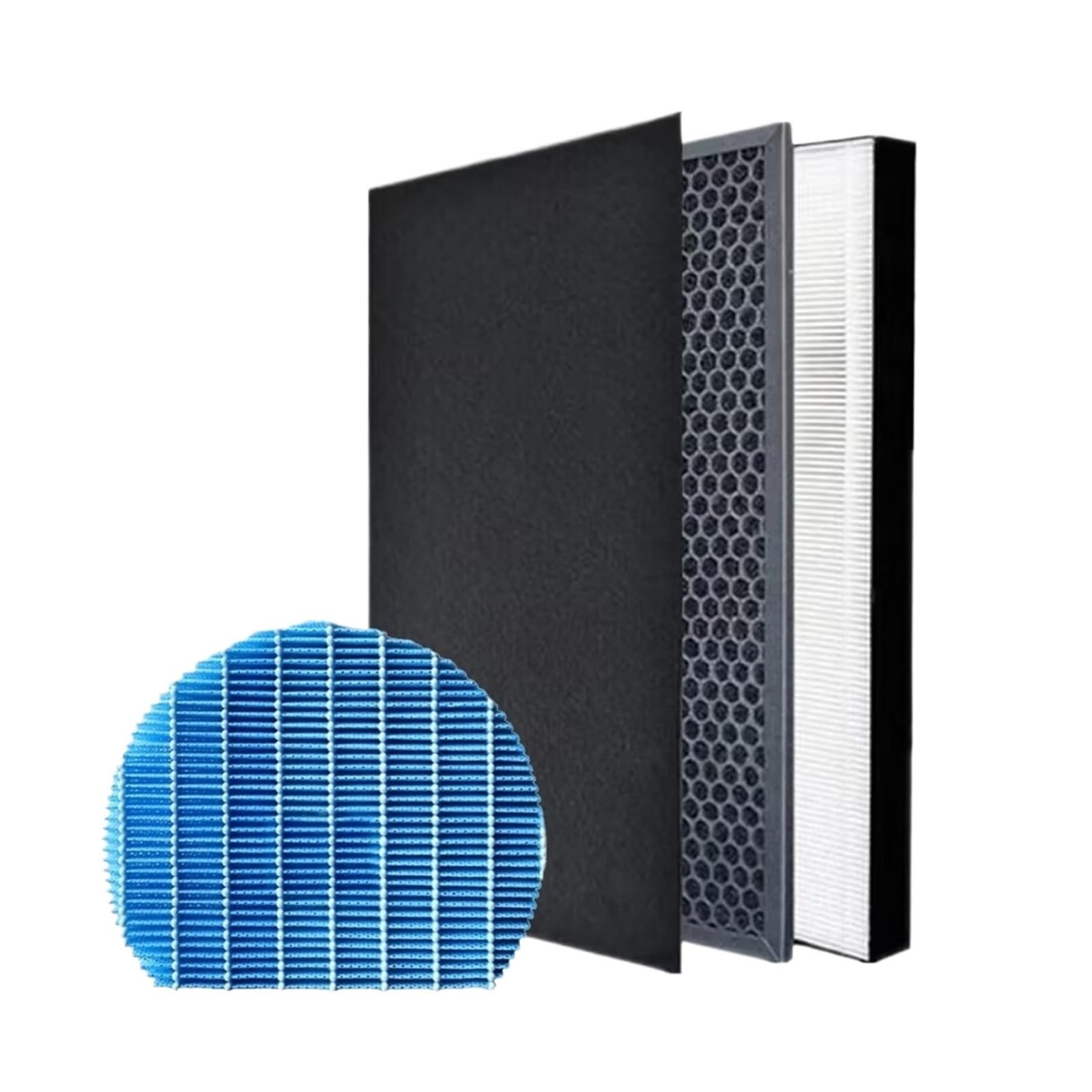 Mwmyquext 4Pcs Air Purifier Filter & Deodorizing Humidifying Filter Kit Compatible For Sharp Kc-D61