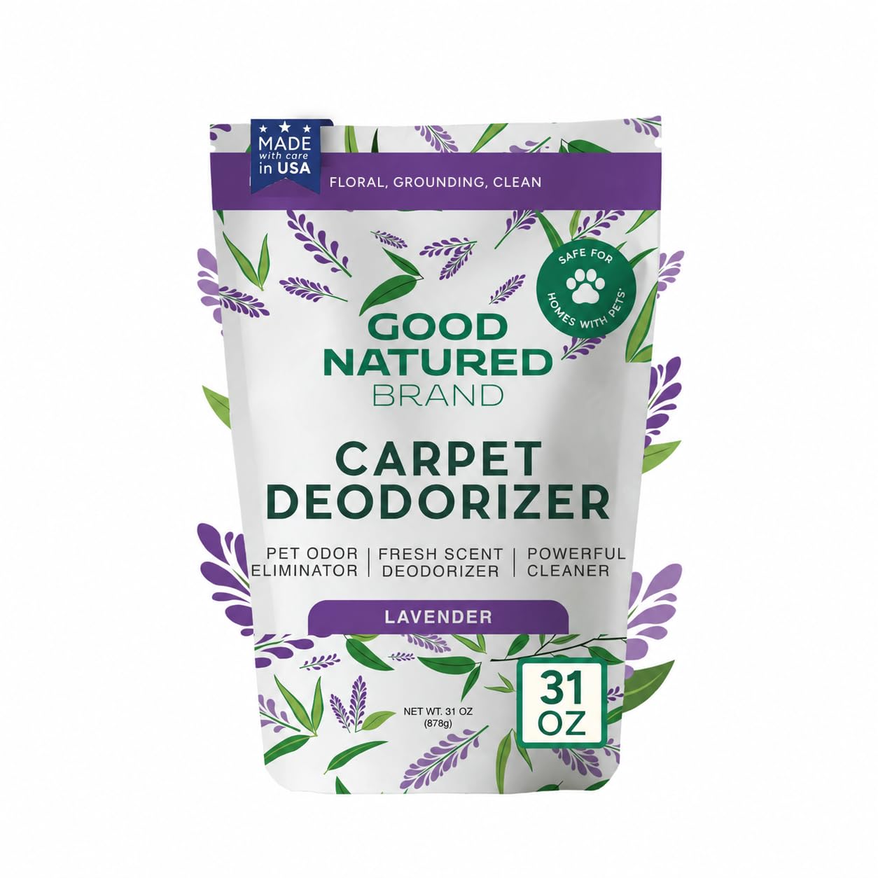 Good Natured Brand Carpet Deodorizer &amp; Pet Odor Eliminator Powder, 31oz