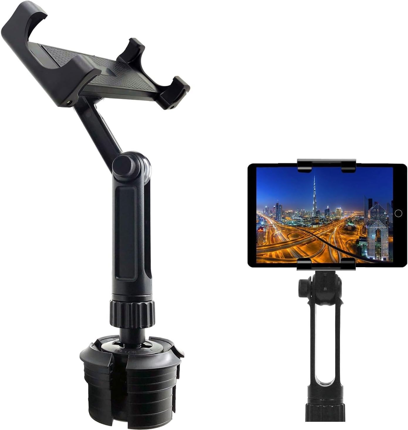 LycoGear Car Truck LongArm Beverage Drink Cup Holder Smartphone Tablet Mount for iPad Pro Air Mini iPhone X XR XS MAX Galaxy Tab S10 S9 Surface Pro