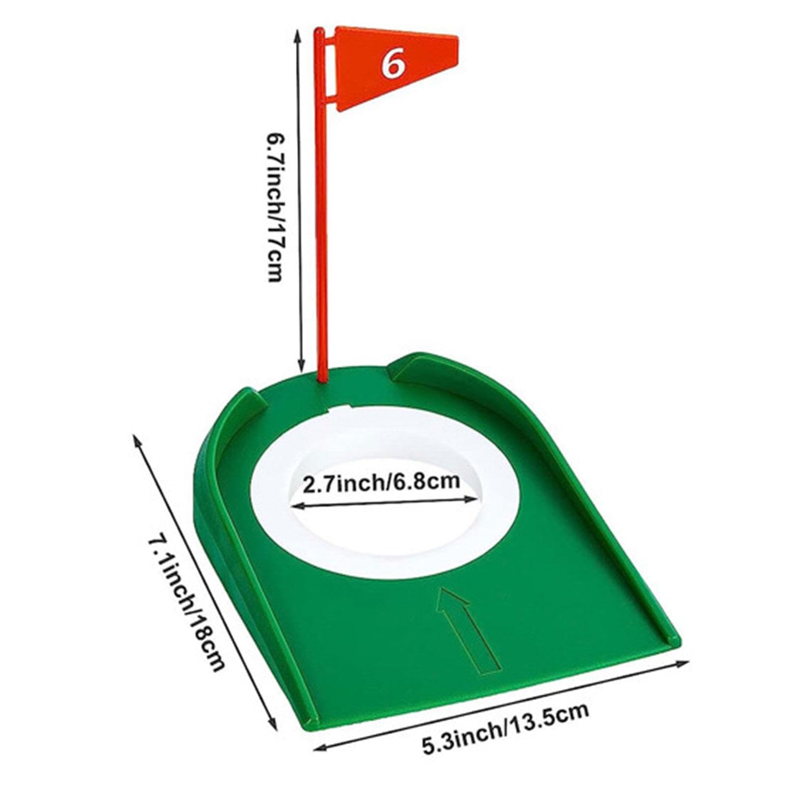 9 Piezas Copa de Golf para Entrenamiento de Putt Hoyos Numéricos Portables de PP Desmontable Mejora de Puntería Adecuada para Oficina Hogar Y Jardín F