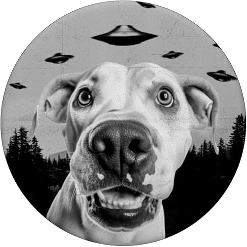 Miniatura 3 de Alien UFO Funny Dogo Argentino Dog Lover Men Women Kids PopSockets Swappable PopGrip