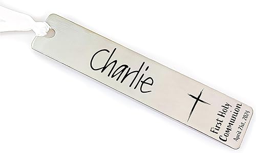 Marcapáginas de primera comunión de regalo para la primera comunión, marcapáginas personalizado, regalo de comunión, regalo de comunión para niña,