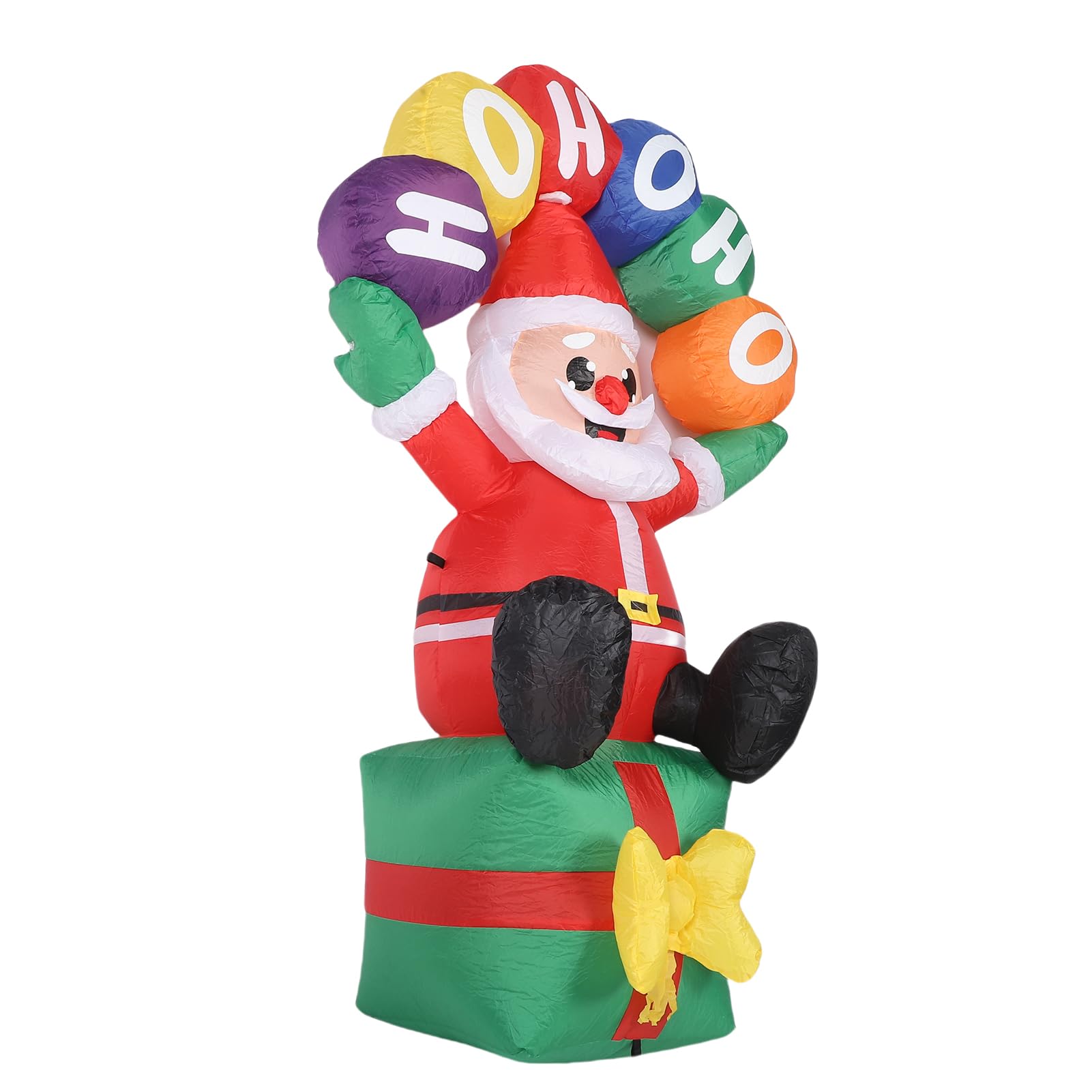 Babbo Natale Gonfiabile da 5,9 Piedi in Poliestere Impermeabile a