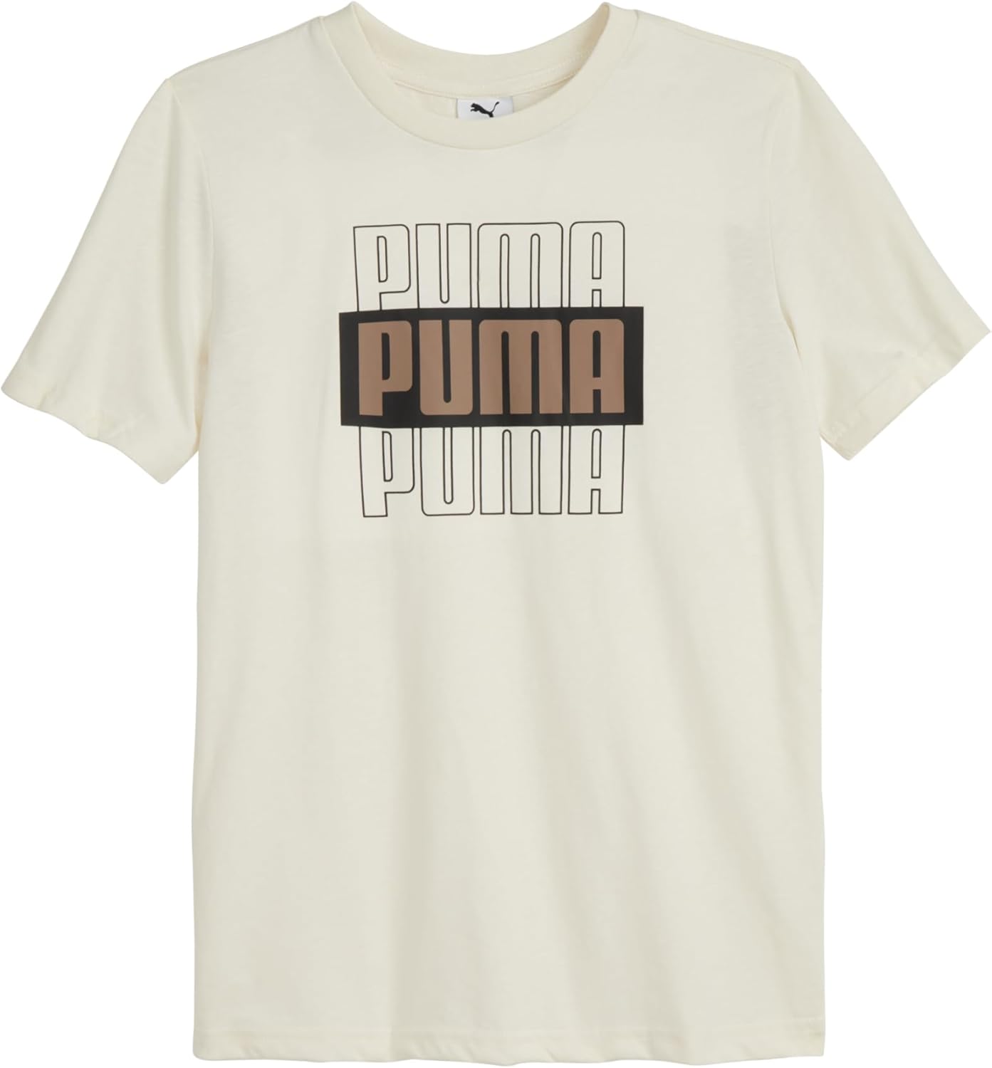 PUMA boys 3 Piece Set, Short Sleeve Cotton Jersey T-shirts & Matching Tricot Pant - Image 3