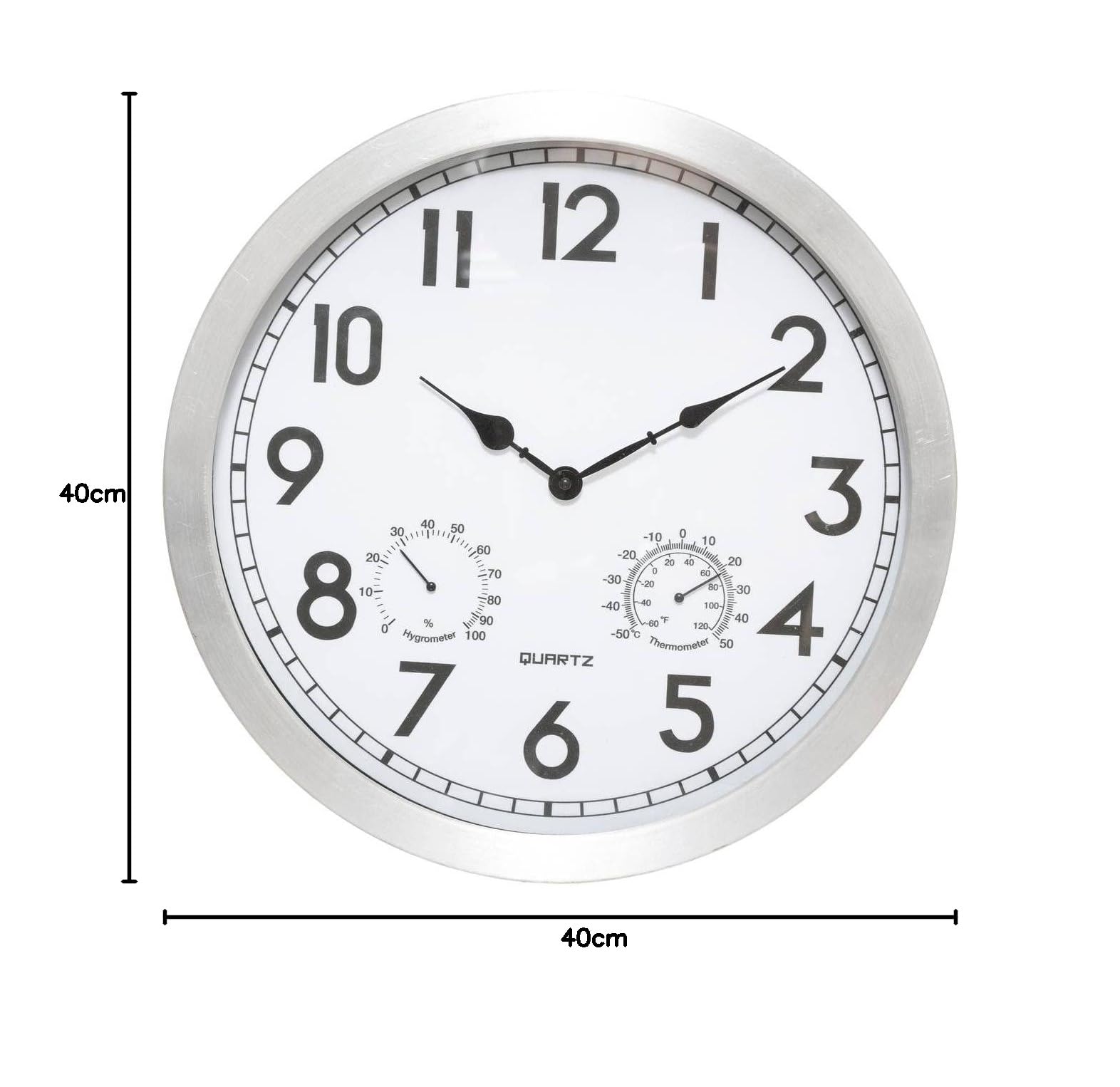 Atmosphera Horloge d'extérieur D40 cm