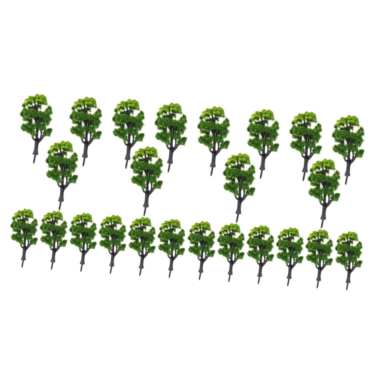 DECHOUS 24pezzi Verde Per Modellismo Paesaggistico Decorazione Per Diorama e Treni
