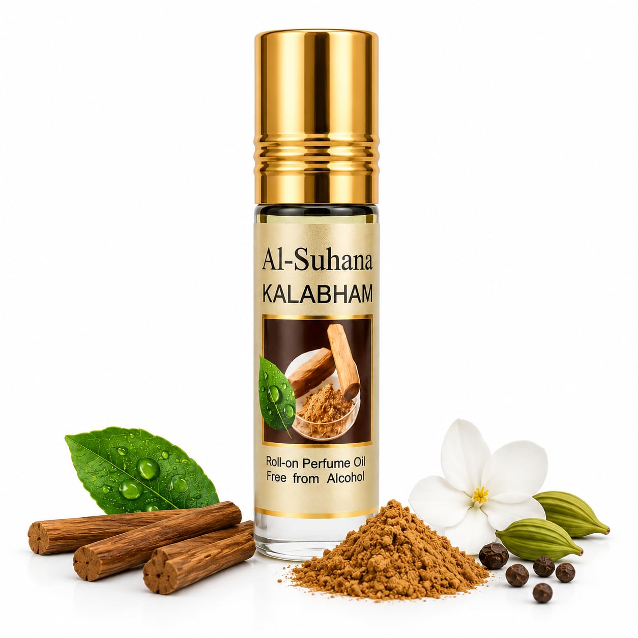 Kalabham Roll-On Perfume Oil for Men & Women, Herbal Extracts, Non-Alcoholic Attar, Long Lasting Natural Natural Essential Oils, Travel Friendly Pocket Perfume, Unisex Aroma Oil, 6ml-picture-10
