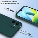Pikkme Back Cover Camera Protection Shockproof Soft Matte Silicone Back Case for Redmi A1 | Redmi A2 (Green) gallery image