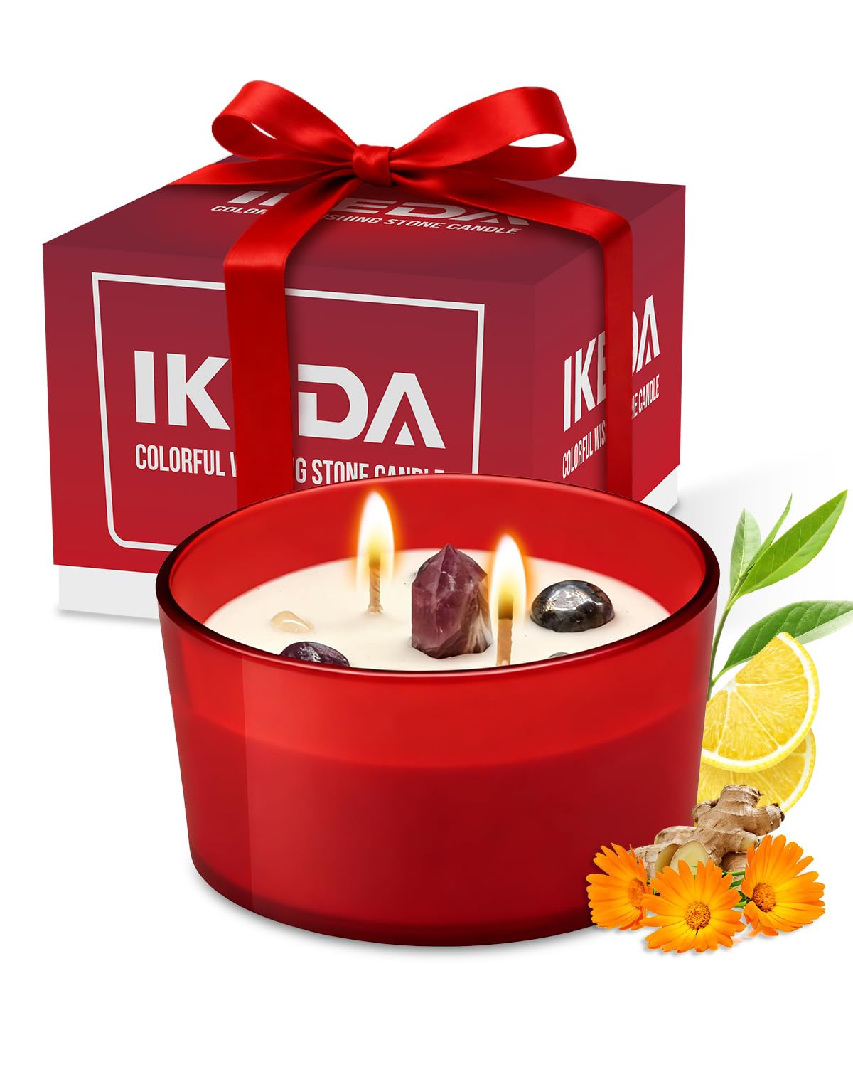 Velas perfumadas | Velas grandes de aromaterapia | Velas decorativas para el hogar para mujeres, mamá, esposa, novia | Vela perfumada para el hogar de larga duración para curación, yoga, aromaterapia