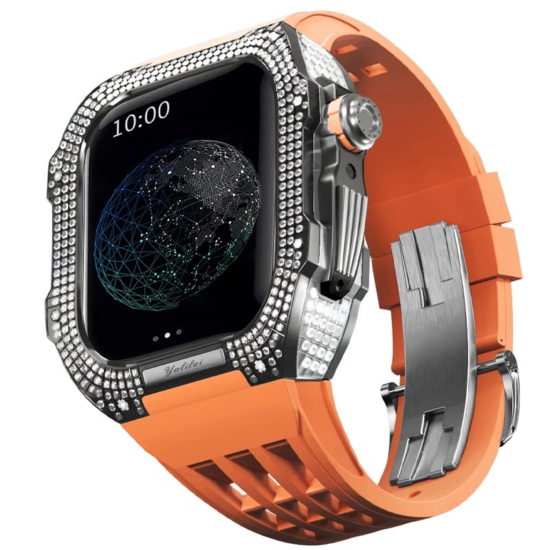 Bracelet caoutchouc et alliage titane iWatch pour le sport et le bureau
