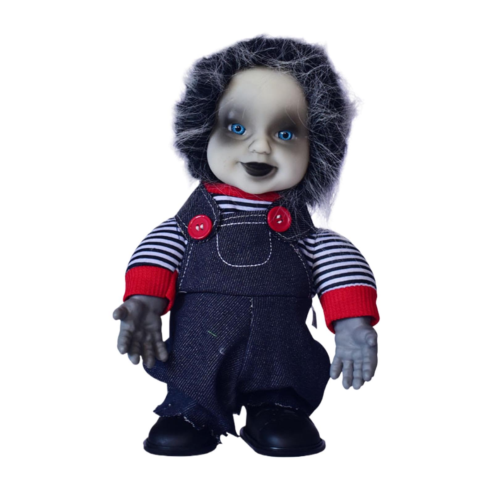 Amazon.co.jp: ハロウィン人形 |不気味な人形 |怖いぬいぐるみ、怖い音  