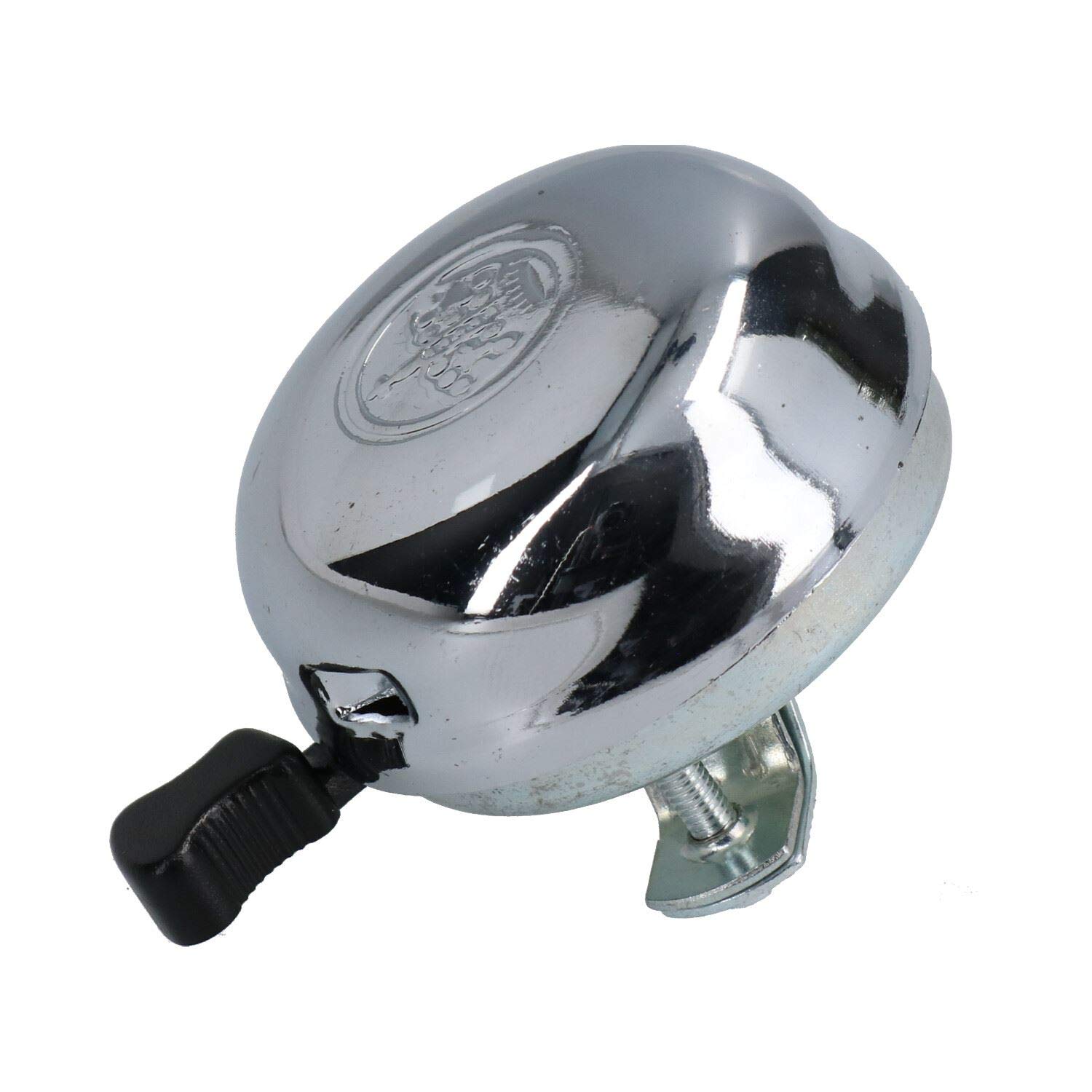 AB Tools Traditional Crown Dinger Bell Bike Cycle Polished Chrome Finish Handlebar Clamp